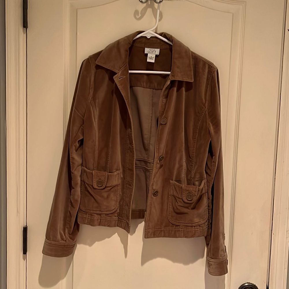 Ann Taylor Loft soft cotton jacket Size 8